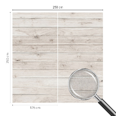 Peel and stick wallpaper mural with a natural wood design