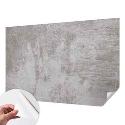 Self-adhesive photo wallpaper with a raw concrete design