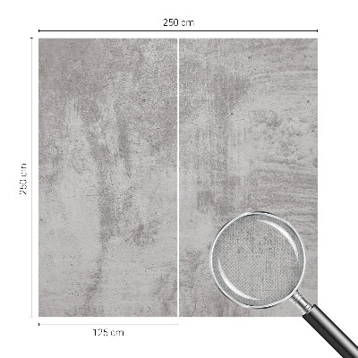 Self-adhesive photo wallpaper with a raw concrete design