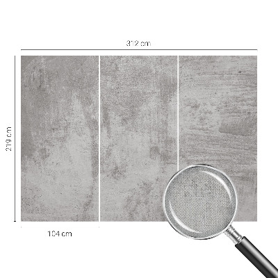 Self-adhesive photo wallpaper with a raw concrete design
