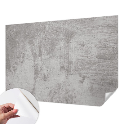 Self-adhesive photo wallpaper with a raw concrete design