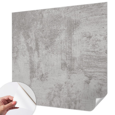 Self-adhesive photo wallpaper with a raw concrete design