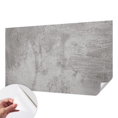 Self-adhesive photo wallpaper with a raw concrete design