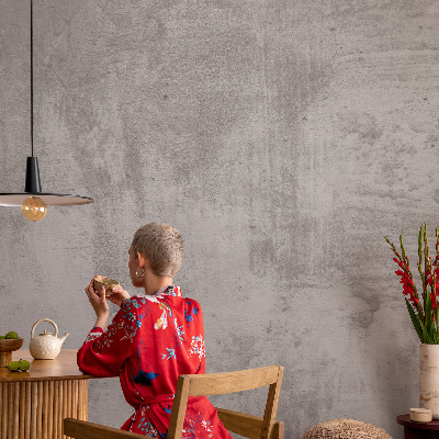 Self-adhesive photo wallpaper with a raw concrete design