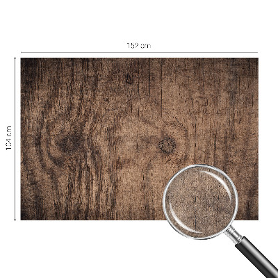 Stick-on wall mural with a rustic wood design