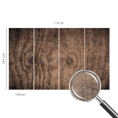 Stick-on wall mural Rustic wood
