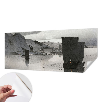 Removable wall mural wallpaper Evening bay