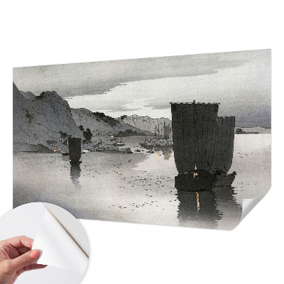 Removable wall mural wallpaper Evening bay