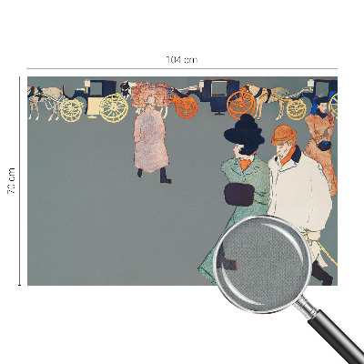 Peel and stick wall mural for kids' room Coach costumes