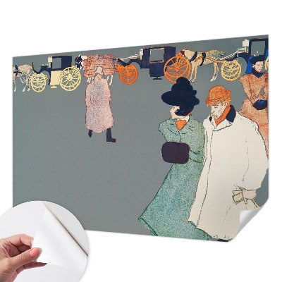 Peel and stick wall mural for kids' room with a coach costume theme