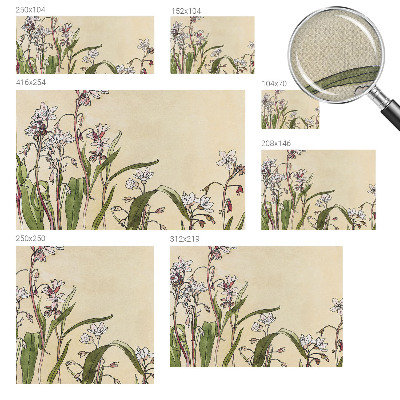 3D wall mural Floral elegance