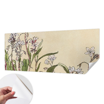 3D wall mural with a floral elegance design