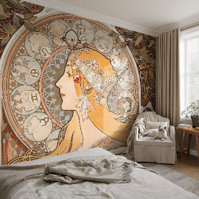 Peel and stick wallpaper mural Zodiacal elegance