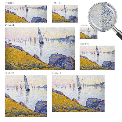 Self-adhesive photo wallpaper with a sailboat reflection motif