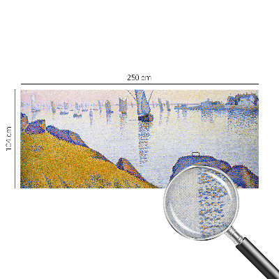 Self-adhesive photo wallpaper with a sailboat reflection motif