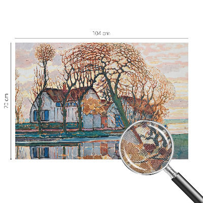 Removable wall mural wallpaper Idyllic landscape