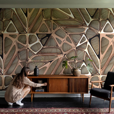 Peel and stick wall mural for kids' room Geometric pattern