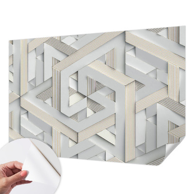 Nursery wall mural Illusory forms