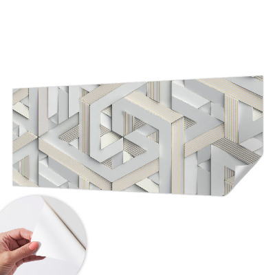 Nursery wall mural Illusory forms