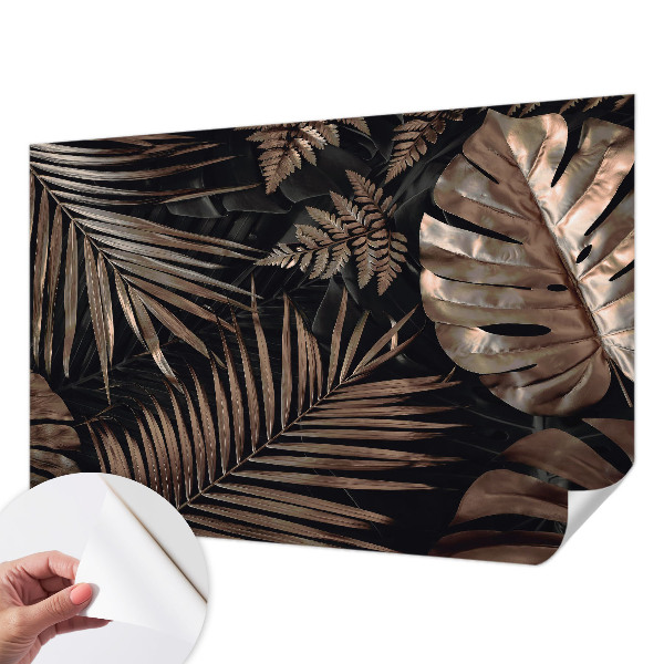 Children's wall mural Exotic leaves