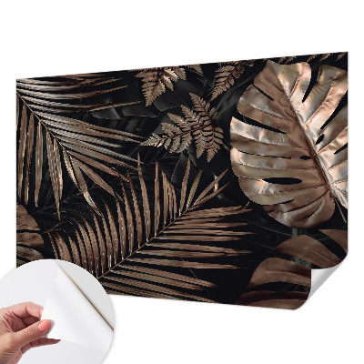 Children's wall mural Exotic leaves