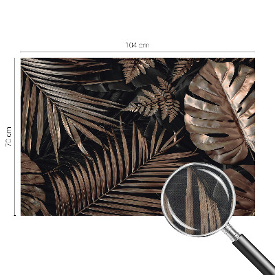 Children's wall mural Exotic leaves