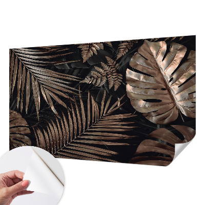 Children's wall mural Exotic leaves