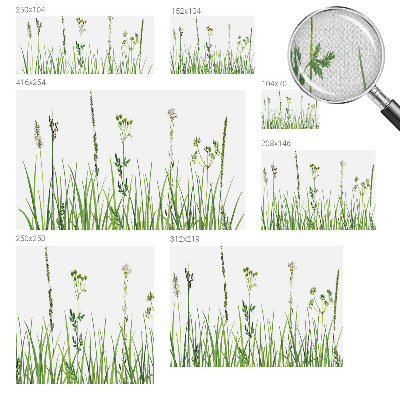 Self-adhesive photo wallpaper with a subtle floral motif