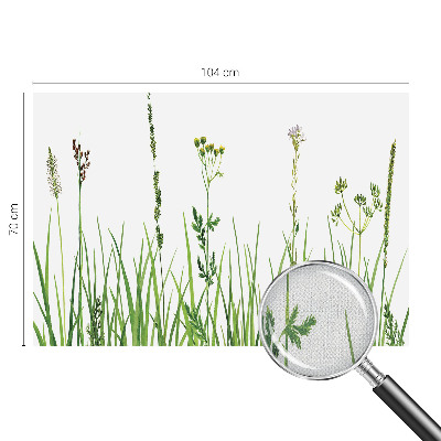 Self-adhesive photo wallpaper with a subtle floral motif