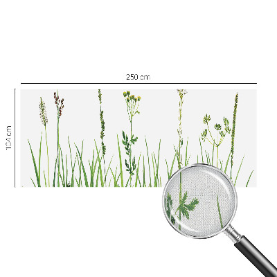 Self-adhesive photo wallpaper with a subtle floral motif