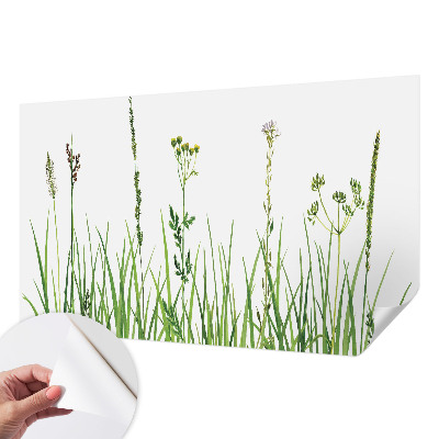 Self-adhesive photo wallpaper with a subtle floral motif