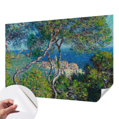 Removable wall mural wallpaper with Mediterranean views