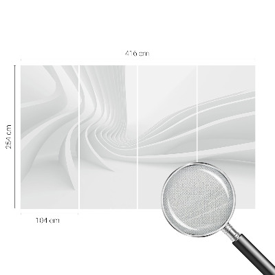 Removable wall mural Fluid lines