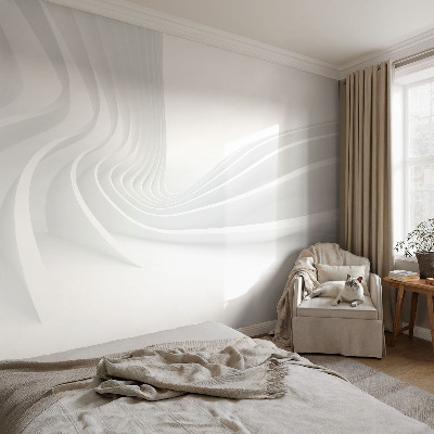 Removable wall mural Fluid lines