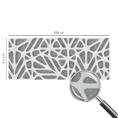 Peel and stick wall mural for kids' room Geometric network