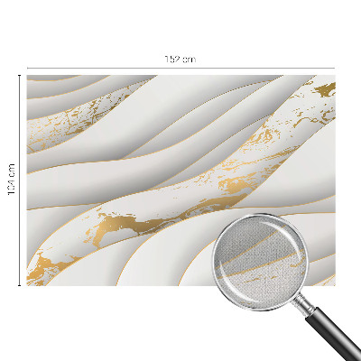 Nursery wall mural with dynamic patterns