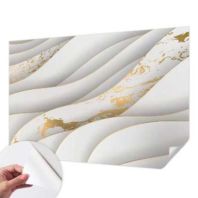 Nursery wall mural with dynamic patterns