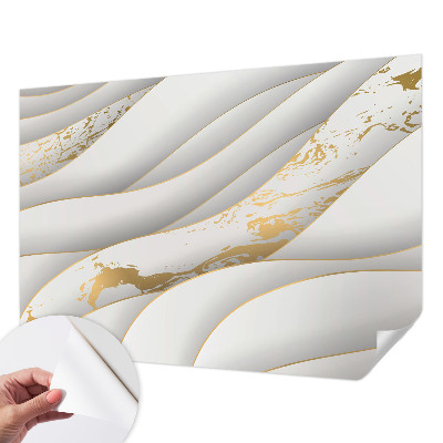 Nursery wall mural with dynamic patterns