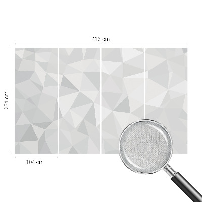 3D wall mural Triangular mosaic