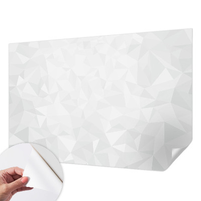 Peel and stick wall mural with an abstract pattern