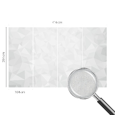 Peel and stick wall mural with an abstract pattern