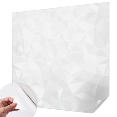 Peel and stick wall mural with an abstract pattern