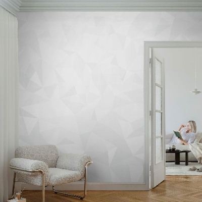 Peel and stick wall mural with an abstract pattern