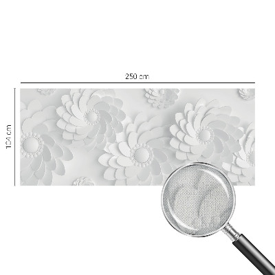 Baby room wall mural with a floral elegance design