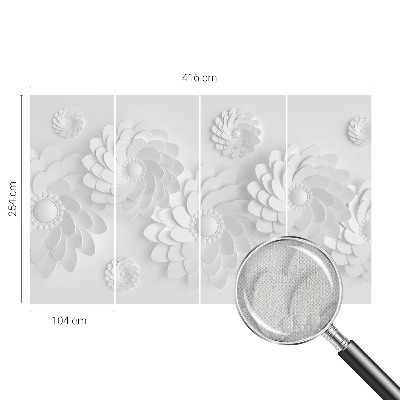 Baby room wall mural Floral elegance