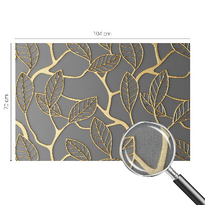 Peel and stick wallpaper mural Elegant leaves