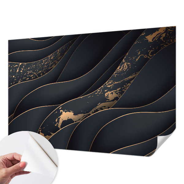 Stick-on wall mural Elegant waves