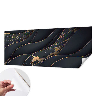 Stick-on wall mural Elegant waves