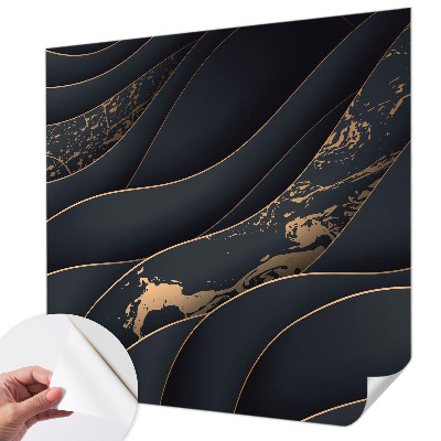 Stick-on wall mural Elegant waves