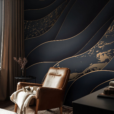 Stick-on wall mural Elegant waves